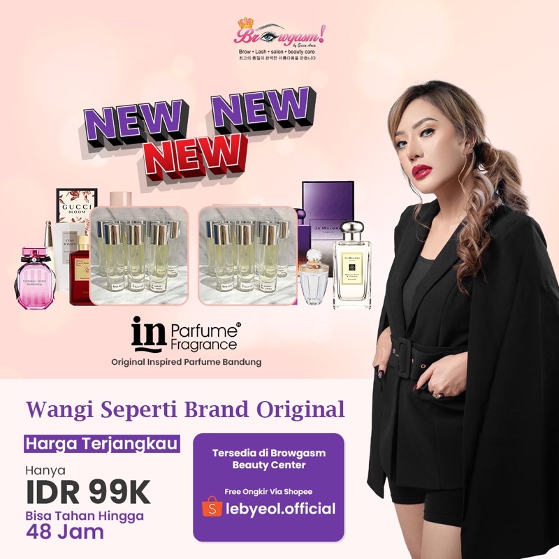 INSPIRED PARFUM BANDUNG inparfume wangi tahan 24 jam best seller refill EDP original pewangi tubuh o