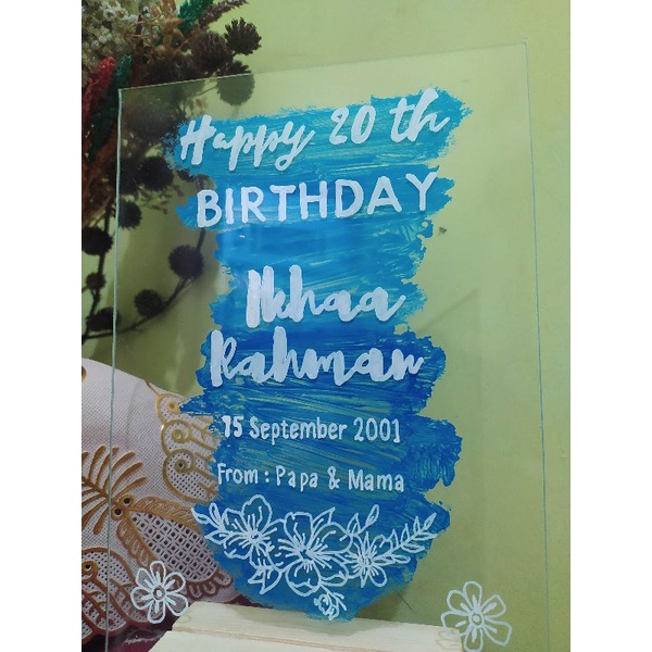 KADO UNIK| HAMPERS BOX Custom AKRILIK Graduation/Wisuda | Hadiah Wisuda | Graduation Gift | Akrilik Wisuda-Lettering+cat+no led