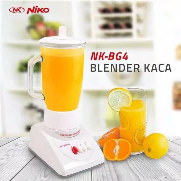 NIKO BLENDER GELAS KACA 1 LITER NK BG4 / NKBG4 TERMURAH