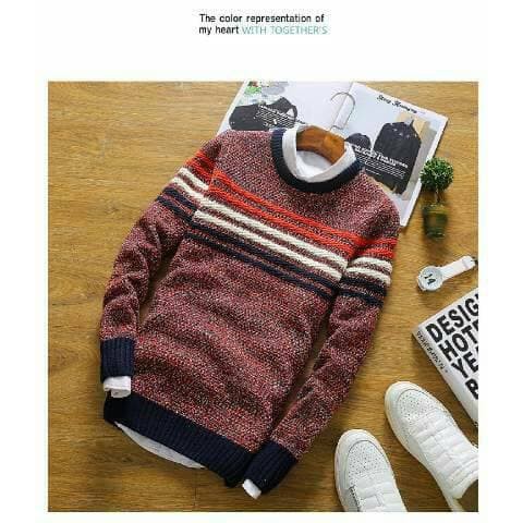 SB01  NISSIN MARUN TRIBAL  atasan pria murah kekinian baju terbaru