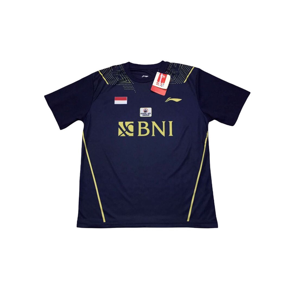 Baju BADMINTON BULUTANGKIS Lining L.155 Navy