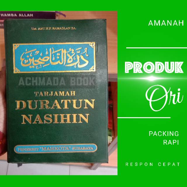 Tarjamah Duratun Nasihin - Terjemah Durrotun - Durotun Nasihin - Durratun Nashihin