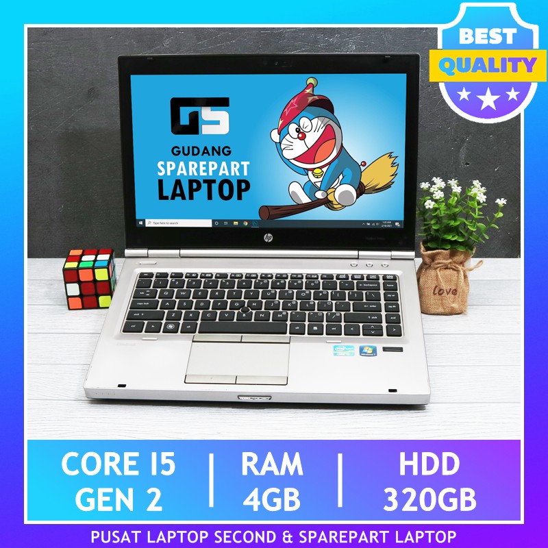 HP ELITEBOOK 8460P Intel Core i5 RAM 4GB 320GB Laptop Bekas Murah Notebook Second Terbaik
