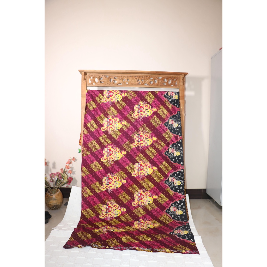 BATIK CAP - Merah Marun