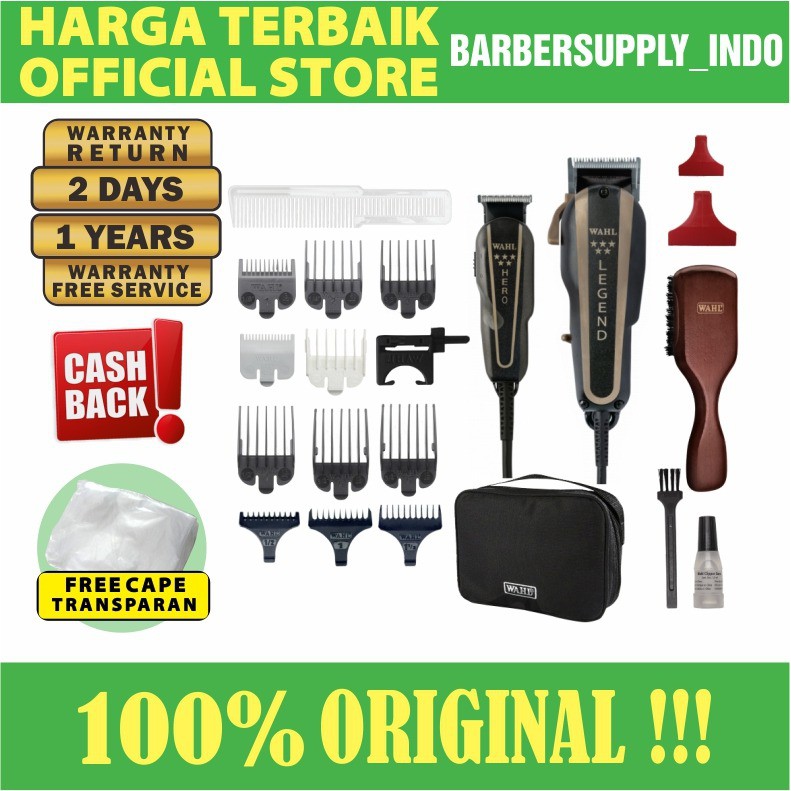 Wahl Barber Combo Legend dan Hero ORIGINAL USA bisa bayar di tempat aw