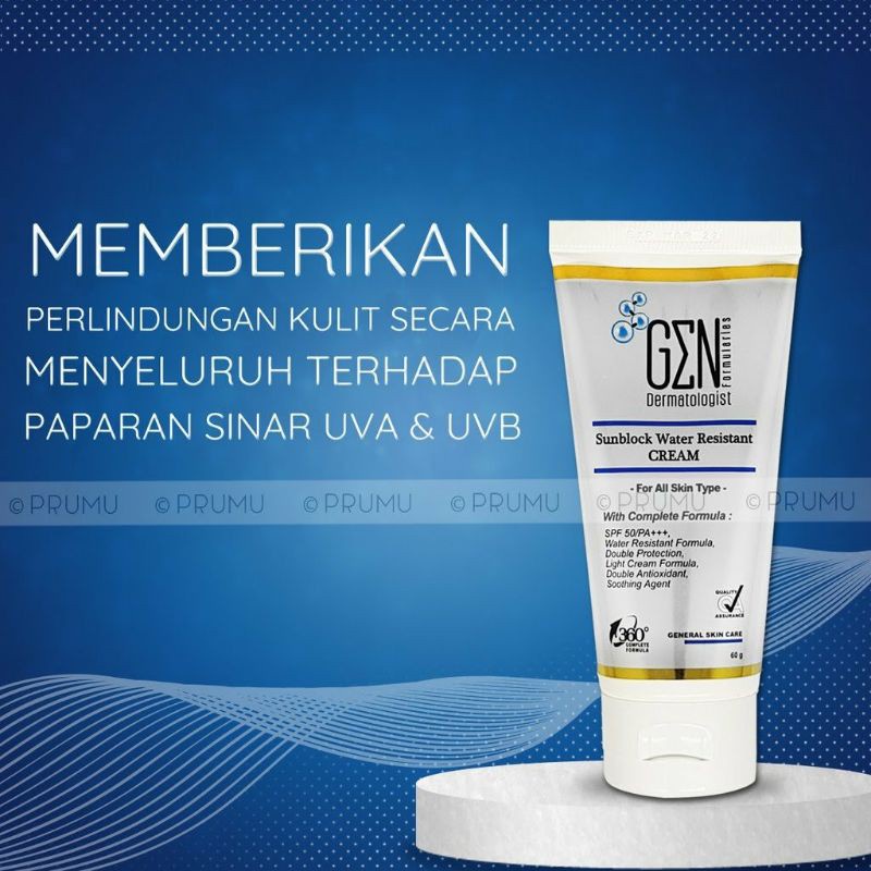 GEN Sunblock Water Resistent Cream