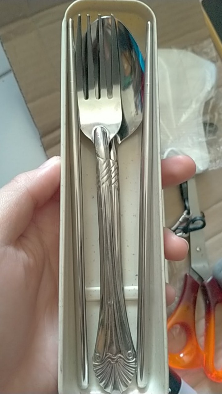 3 In 1 Sendok Set Stainless Steel