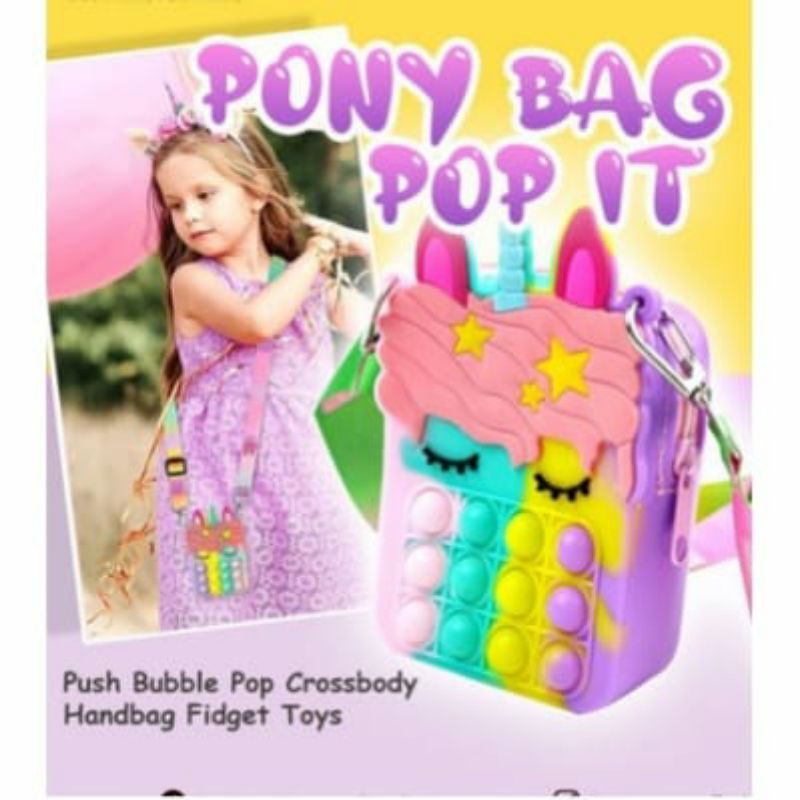 Pop It Unicorn Tas Anak Pop It