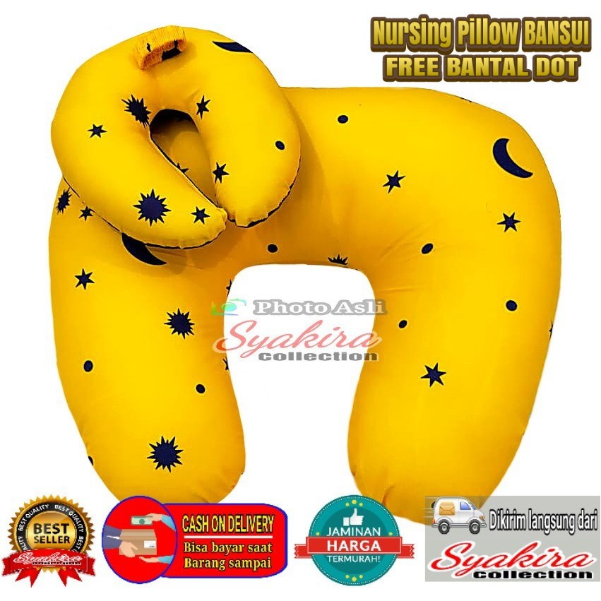 SYAKIRA - Bantal Menyusui Nursing Pillows FREE Bantal DOT Edisi Baru