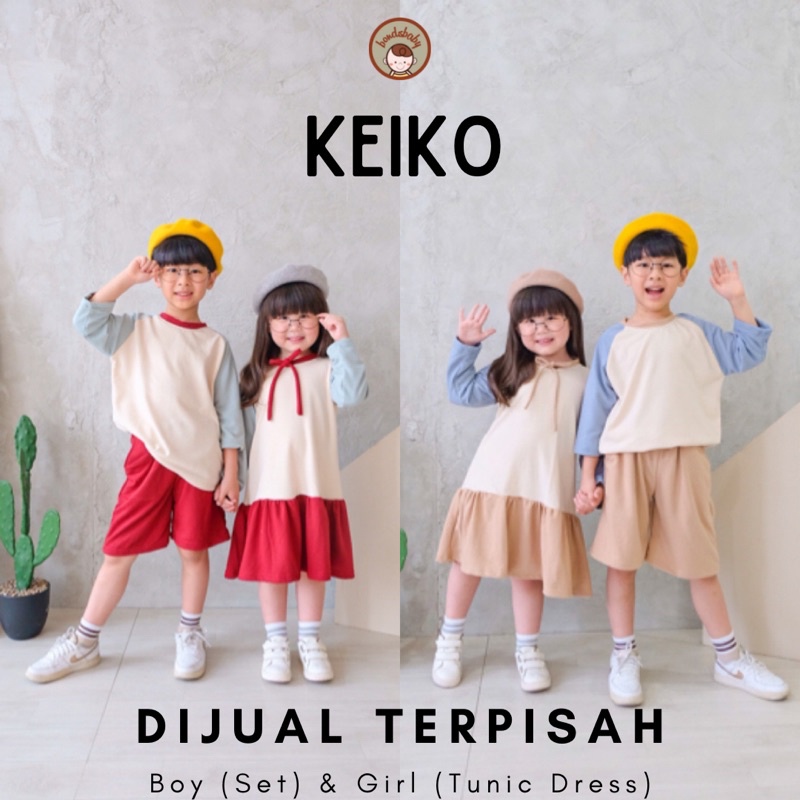 KEIKO Couple Set Boy &amp; Girl 6m-8y