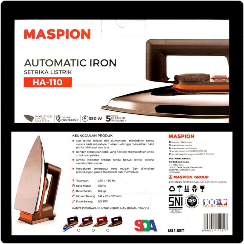 Maspion Setrika HA 110