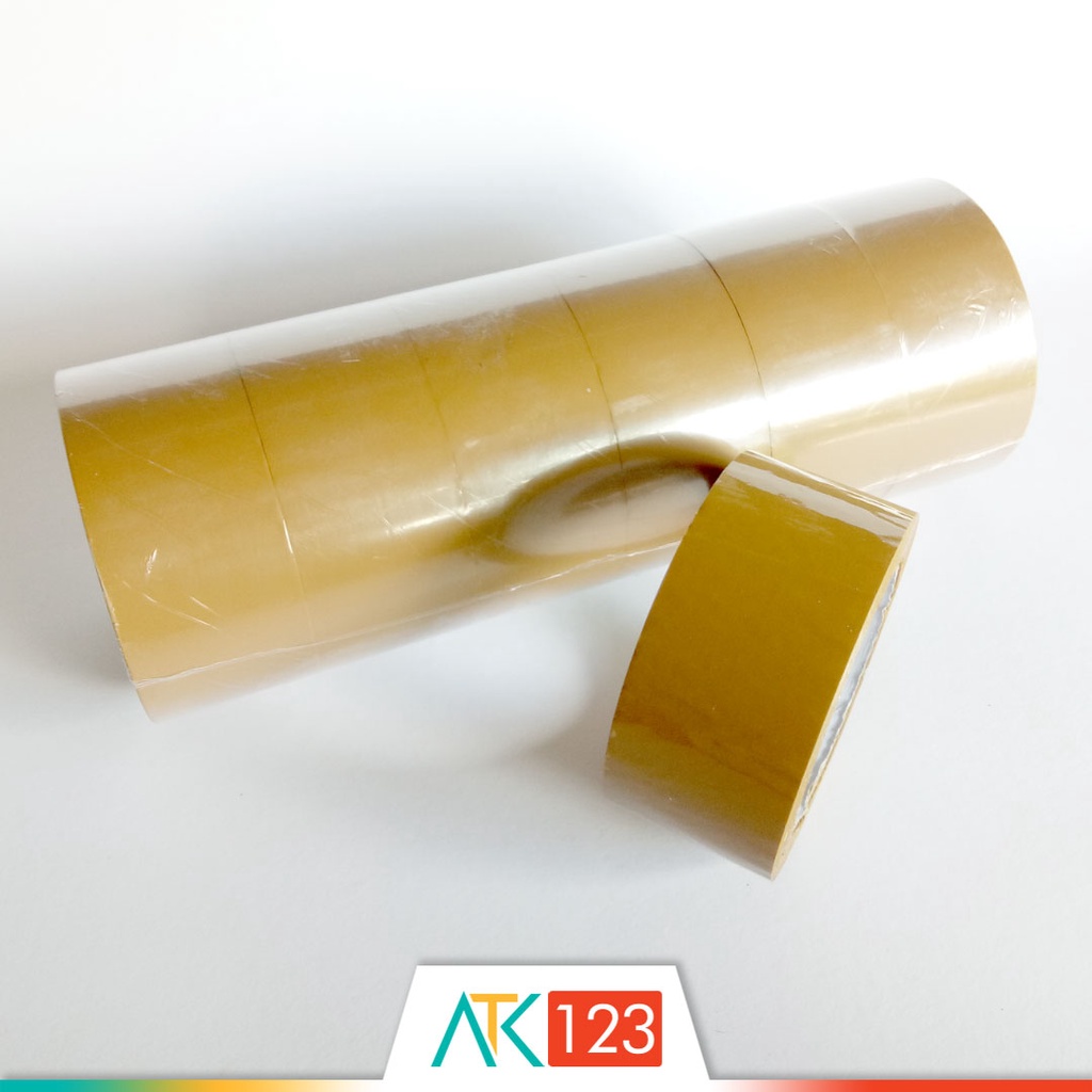 

Lakban / Selotip / Isolasi Coklat / Adhesive / Packing OPP Tape 48 mm (2'') Nachi Tape