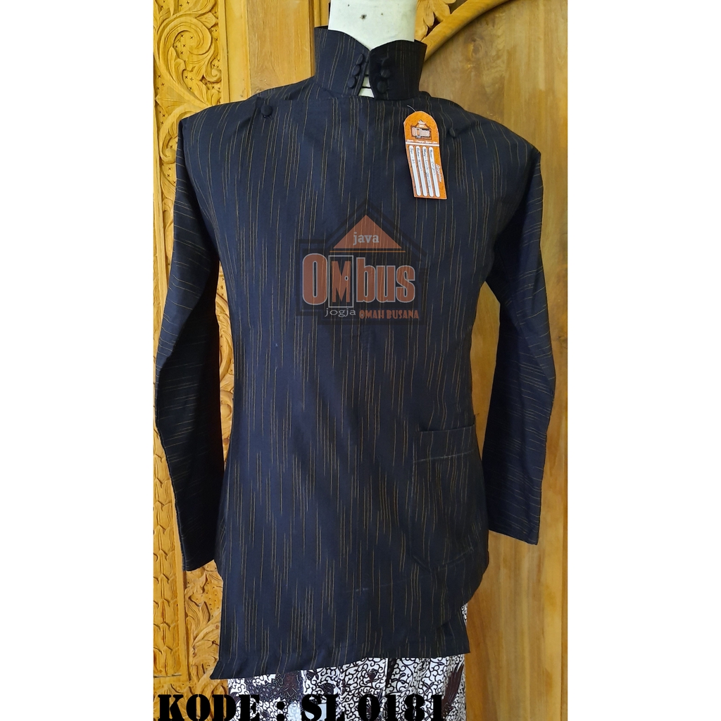 Surjan Gerimis Tenun Alusan Grade A Kode : SL 0181 || Baju Jawa||Java Ombus||