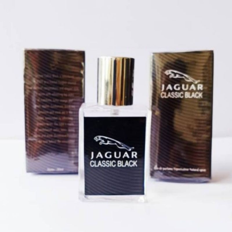 PARFUM JAGUAR CLASSIC BLACK BOX FREE POUCH PARFUM JAGUAR BLACK