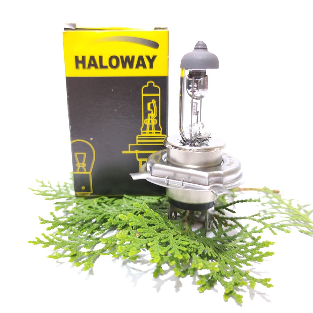 LAMPU BOHLAM H4 HALOWAY ORIGINAL 60/55 12V 2ND BRAND PHILIPS