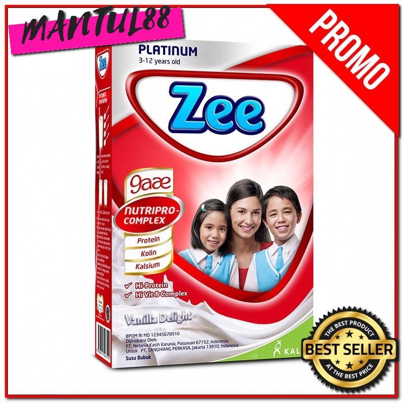 

SUSU ZEE PLATINUM VANILLA DELIGHT 350gr 350 gr gram MURAH rasa vanila