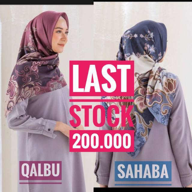 SHAHEEN SCARF BY HEAVEN LIGHTS X BAHJATINA (FREEBOOK)