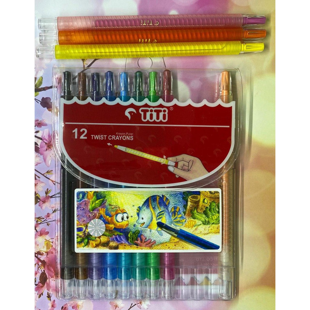 

Oil Pastel Putar Panjang Titi isi 12