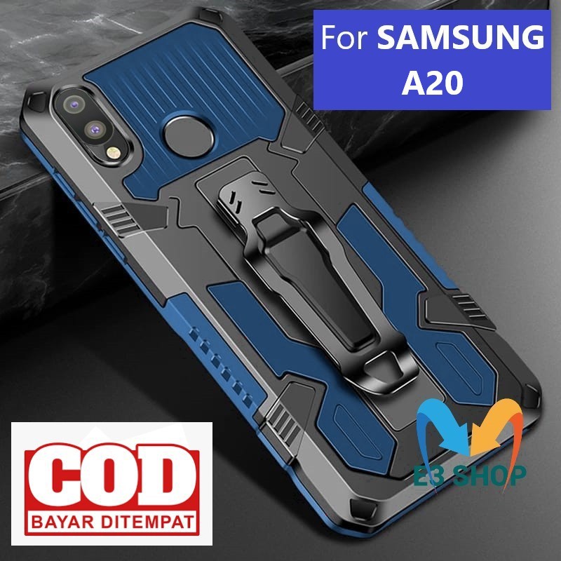 CASE HP SAMSUNG A20 STANDING BACK KLIP HARD CASE HP NEW COVER