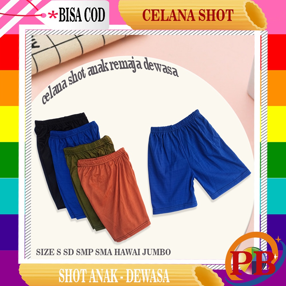 celana shot wanita sot anak perempuan SD SMP SMA HAWAI JUMBO