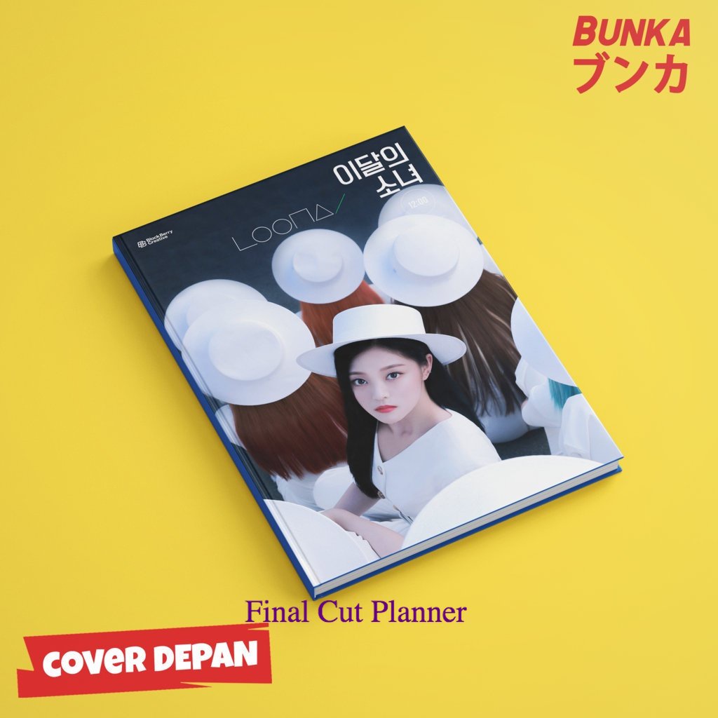 

buku tulis polos/bergaris KPOP Loona Midnight Hyunjin Hardcover A5 Buku Tulis Catatan Notes Agenda Planner Jurnal