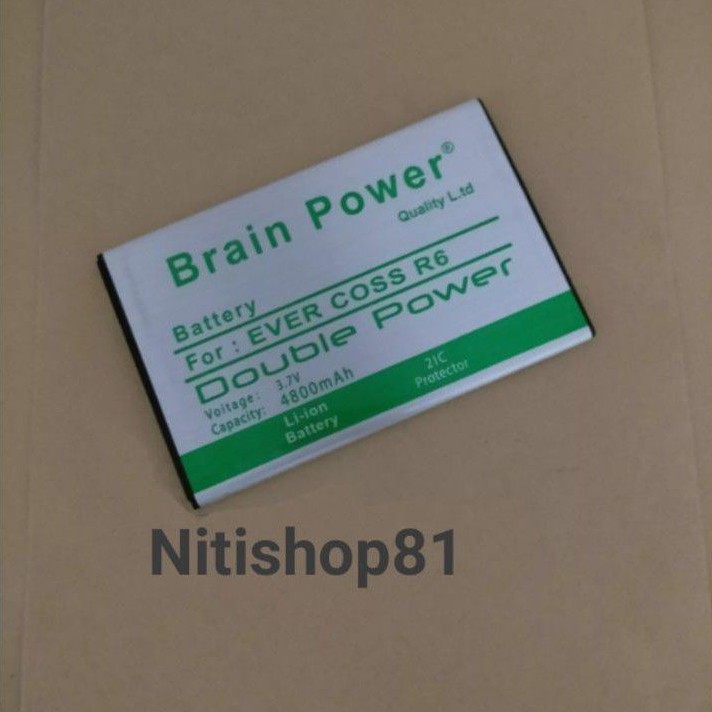 Baterai batre Evercoss R6 / U55 Double Power Battery hp