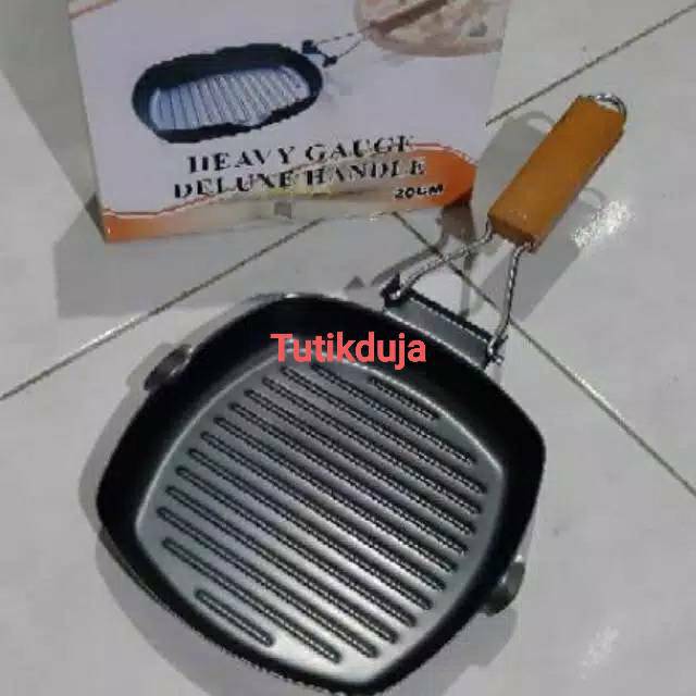 [FREE BUBLE ] SQUARE GRILL PAN 20 CM