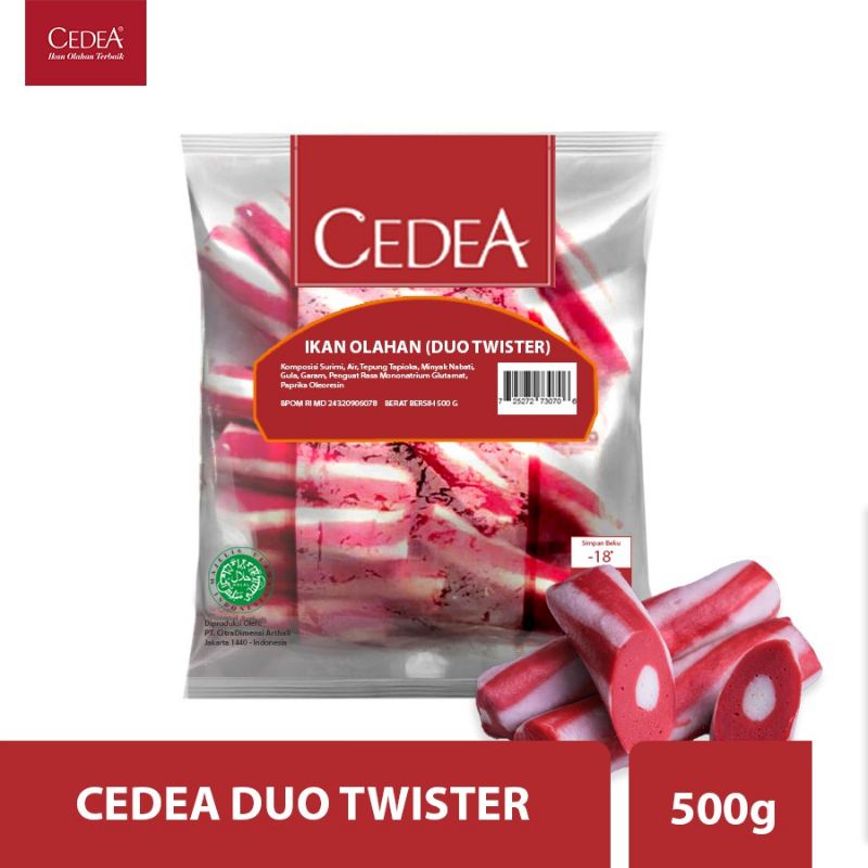 Cedea Duo Twister 500gr/ Cedea Seafood Olahan/ Fish Roll