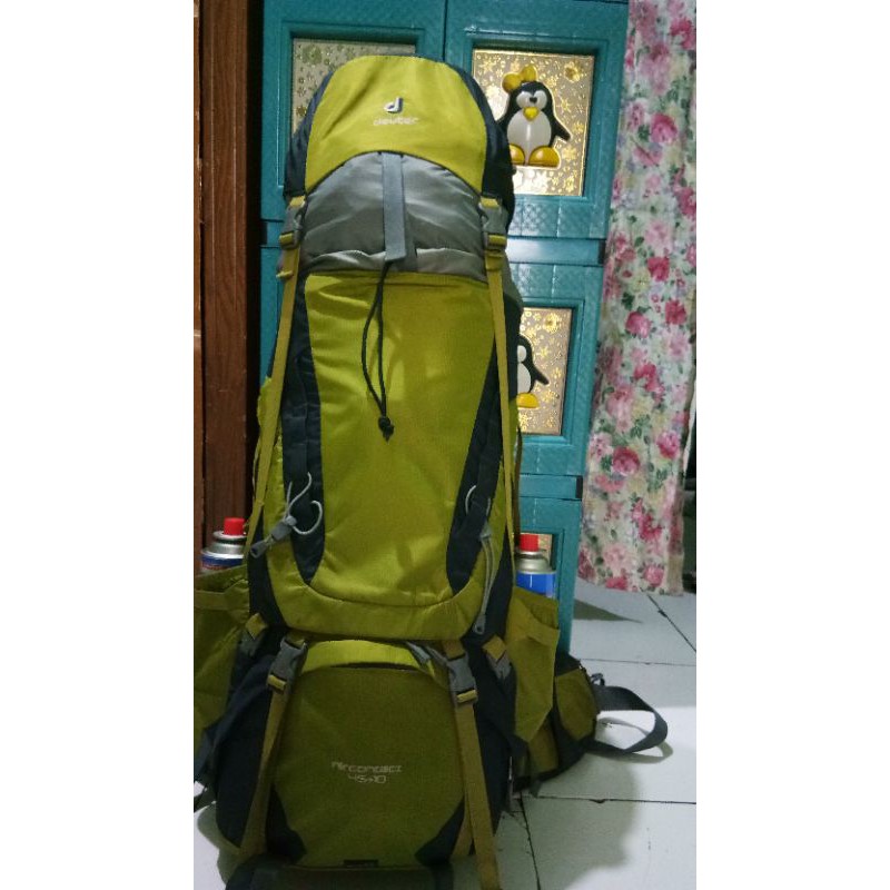 tas gunung carrier deuter aircontact 45+10L second mulus