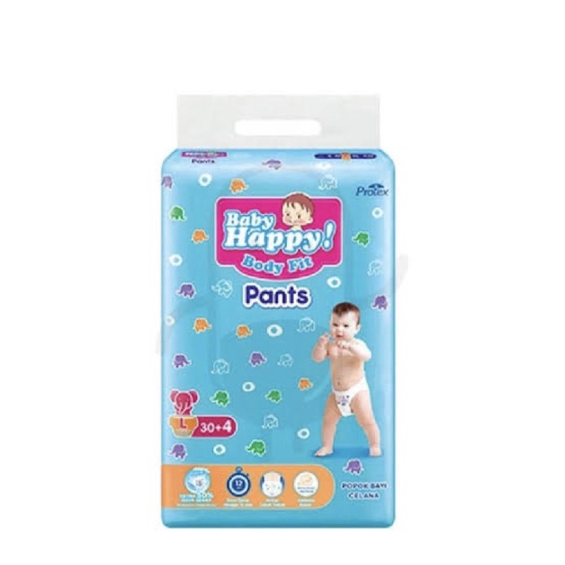 BABY HAPPY L 34 PCS