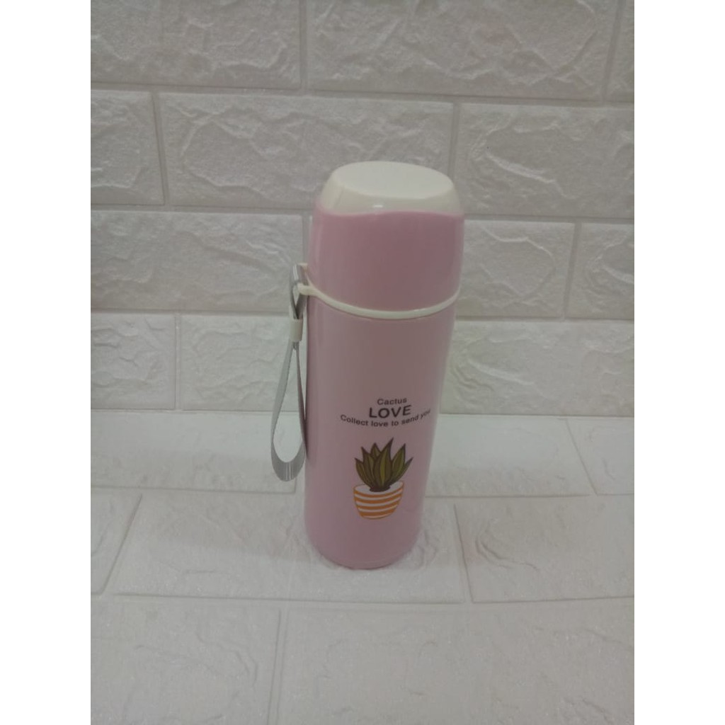 (No 822) Botol Minum Kaca JOAIDOA  430 ML Termurah / Botol Minum Tumbler  Lucu