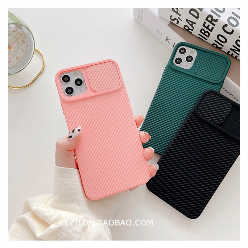 Case Oppo A16 Slide cover square pust pull with Cam Shield PC Slide Melindungi Kamera Privasi Penutup Belakang