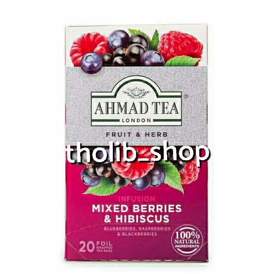 

Ahmad tea mixed berries & hibiscus blend 20's