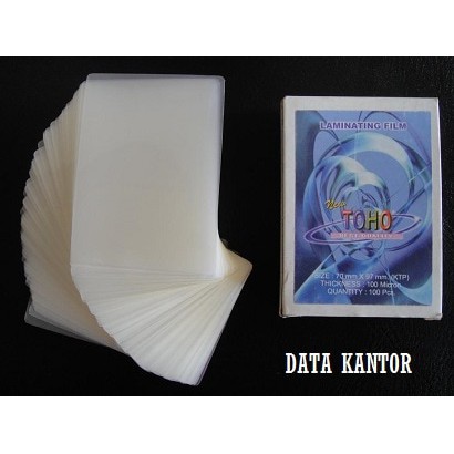 

Plastik Laminating TOHO Ukuran KTP 100 Micron-Laminating Film