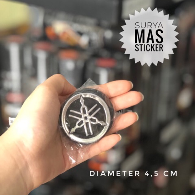 emblem chrome tangki yamaha rxking vixion mio jupiter nmax jupiter 3d motor