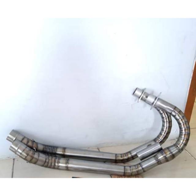 Leher/ Header/ Pipa Knalpot TIGER/ MEGAPRO/ GL/ CB Galvanis