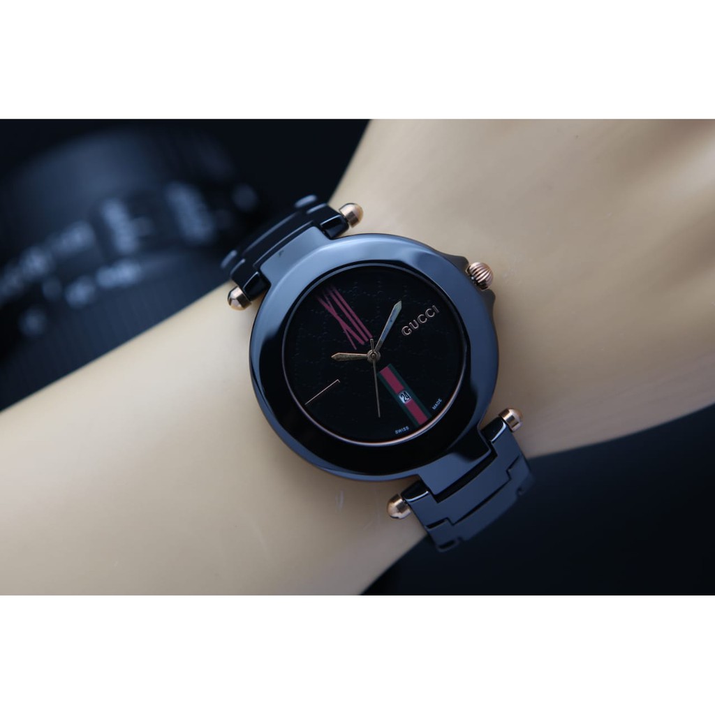 JAM TANGAN GUCCI WANITA KERAMIK