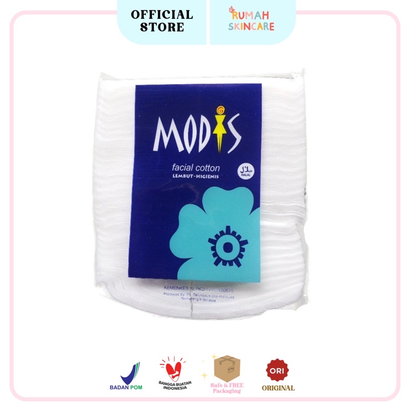 MODIS Kapas Kecantikan - Facial Cotton 35gr 50gr 80gr Kapas Modis