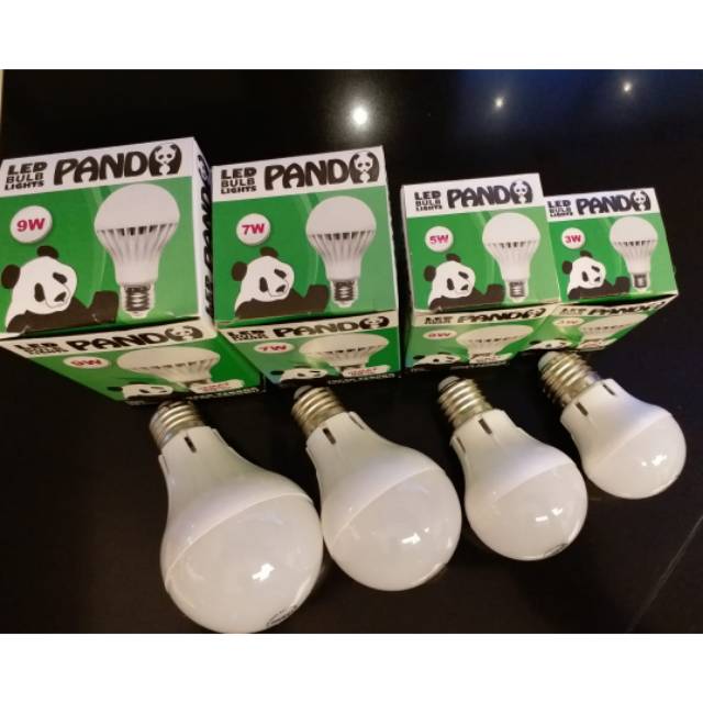 Lampu LED 1 set isi 4 (3,5,7,9 watt)