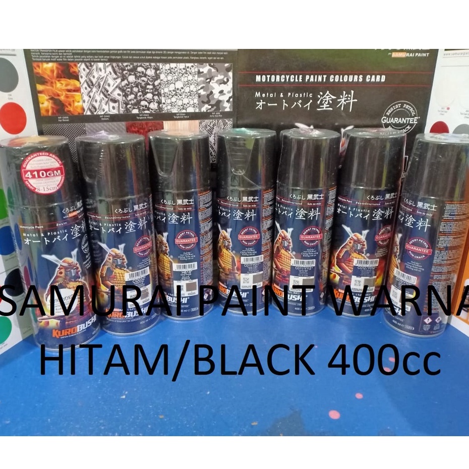 Cat Semprot Pilox Pilok Suzuki Colours Samurai Paint Kurobushi S30* BLACK / HITAM SUZUKI (400ml)