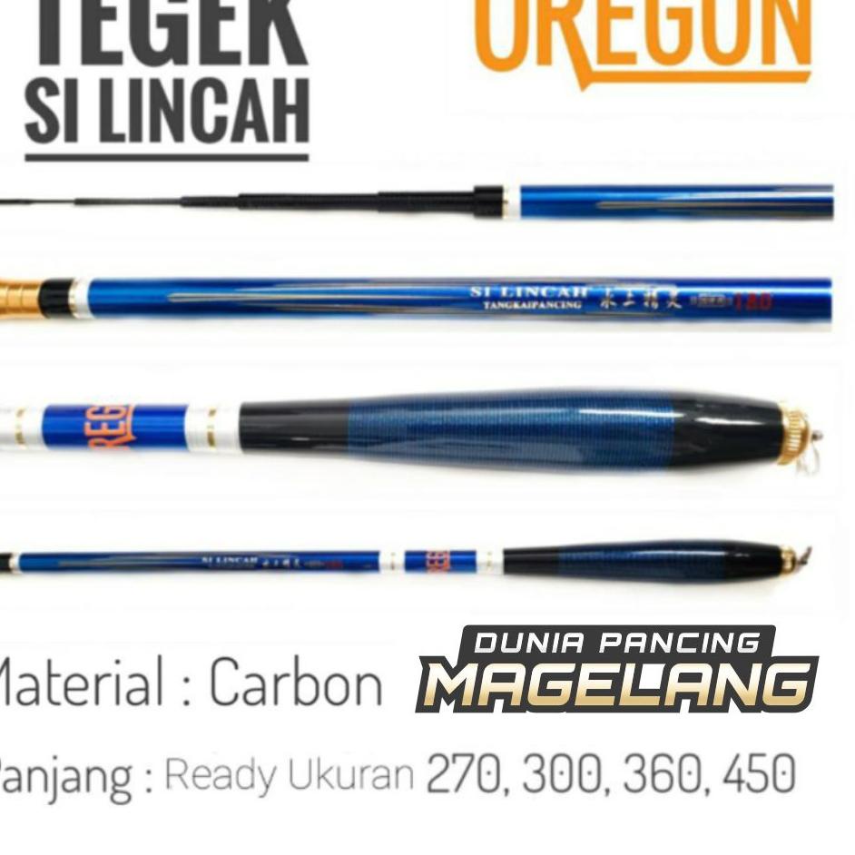 JORAN TEGEK OREGON SI LINCAH UKURAN 180 , 210 , 240  270, 300 , 360, 450 silincah oke  (Ros Pendek) 