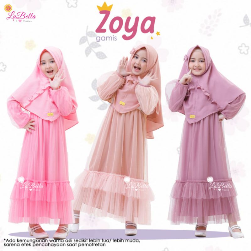 Gamis Anak Gamis Zoya by Labella
