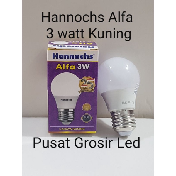 Hannochs Alfa 3 watt Cahaya Kuning