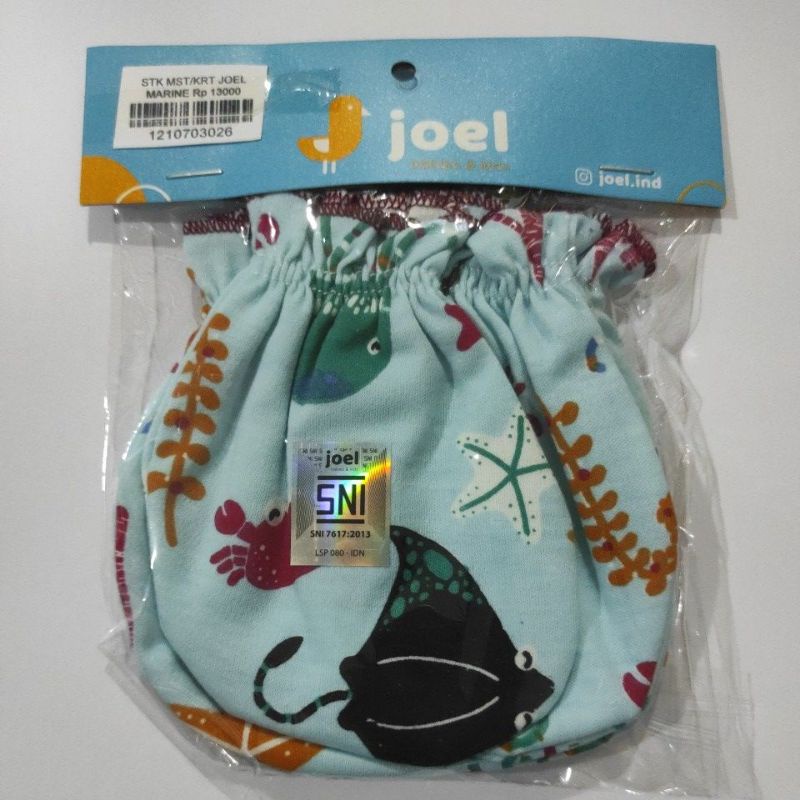 Sarung Tangan Kaki Bayi Motif JOEL 1 Pasang SNI