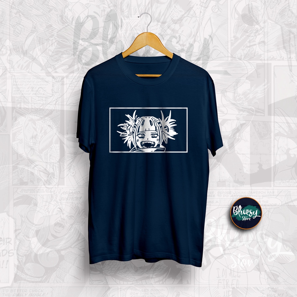 Kaos ANIME BOKU NO HERO ACADEMIA TOGA HIMIKO VILLAIN SQUAD MY HERO ACADEMIA MHA / BAJU ANIME TOGA HIMIKO VILLAIN BLUESYCLOTH