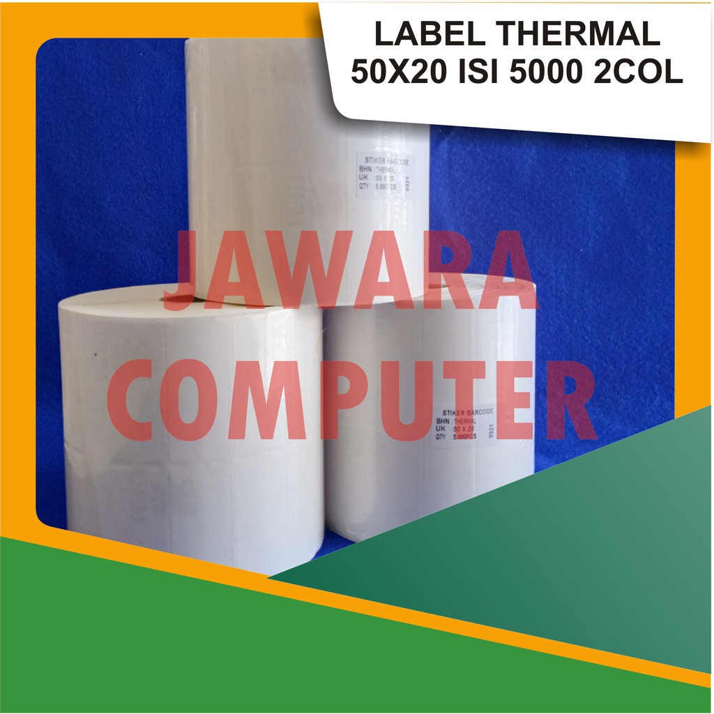 

LABEL THERMAL 50X20 ISI 5000 2COL