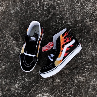 flame vans high tops