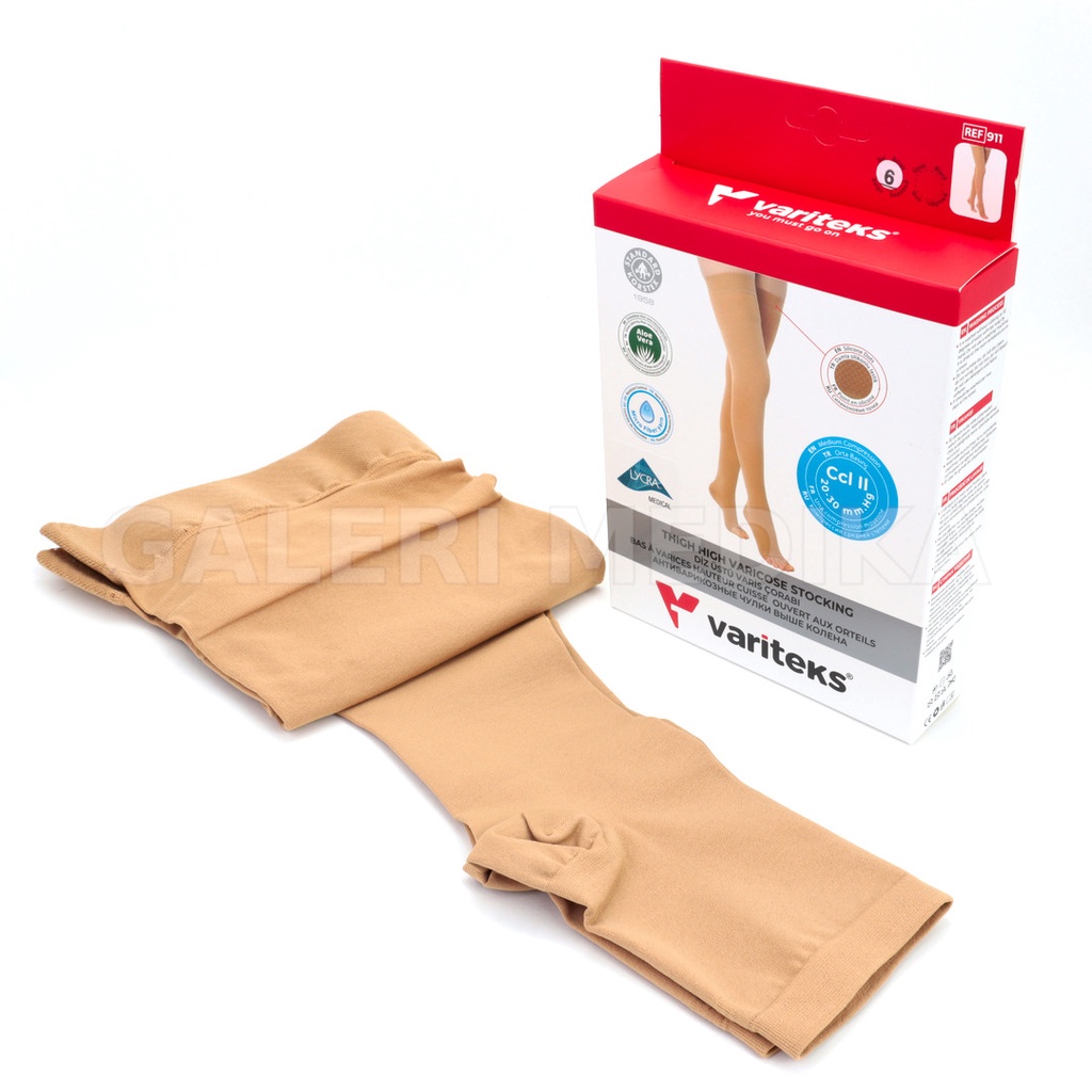 Stoking Varises / Stocking Varises Variteks 911 Kompresi Menengah 20-30mmHg Kelas 2 / Medium Compression CCL 2