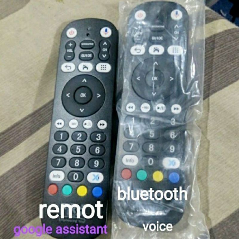 REMOTE FIRST MEDIA INTERAKTIF ORIGINAL (BARU)/0REMOTE STB ANDROID TV SUPPORT BLUETOOTH DAN GOOGLE ASSISTANT VOICE