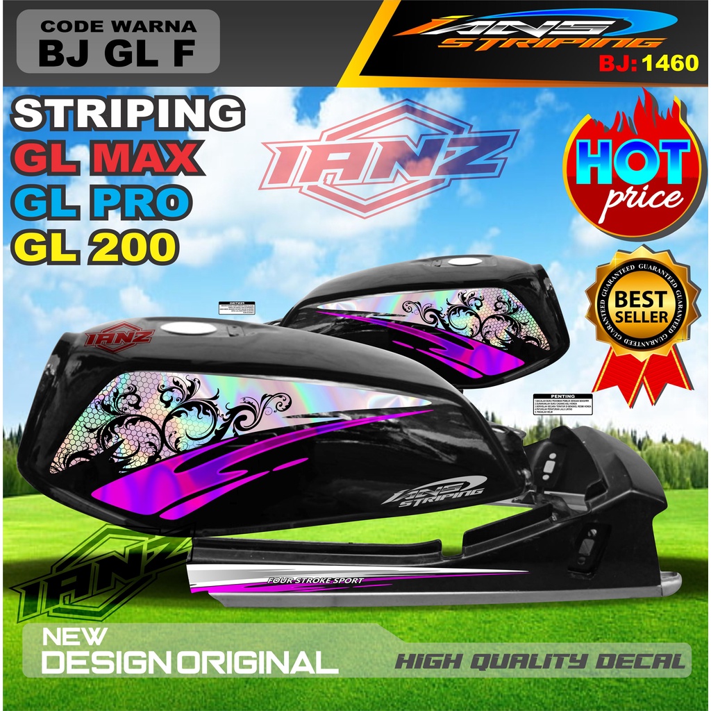 STIKER STRIPING GL PRO VARIASI HOLOGRAM / STRIPING GL PRO MAX VARIASI HOLOGRAM / STRIPING GL